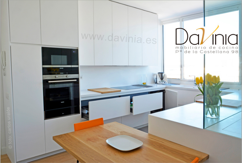 Medidas estándar en los muebles de una cocina - Davinia