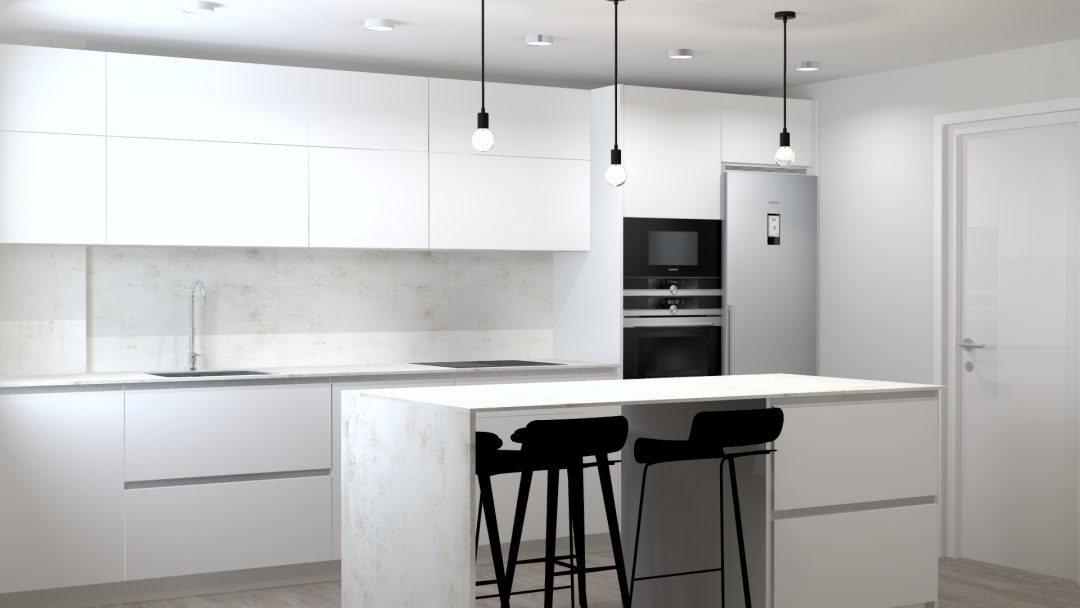 Claves para escoger la iluminación de la cocina - Davinia - Cocinas y