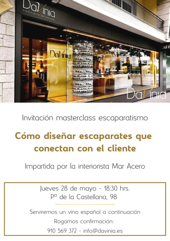 evento masterclass escaparatismo