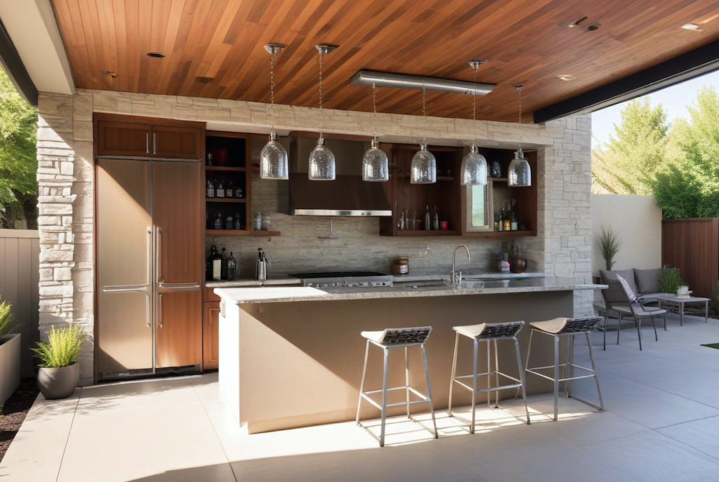 cocina de exterior