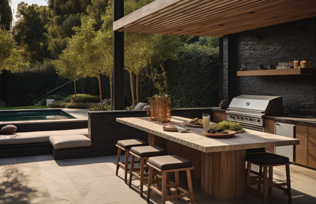 cocina de exterior
