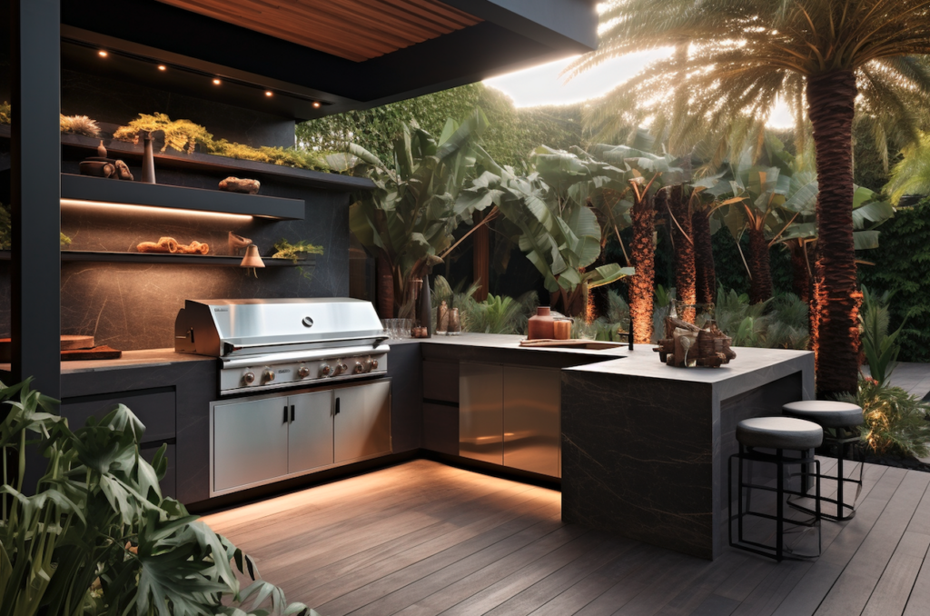 cocina de exterior