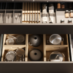 interiores del mobiliario de cocina