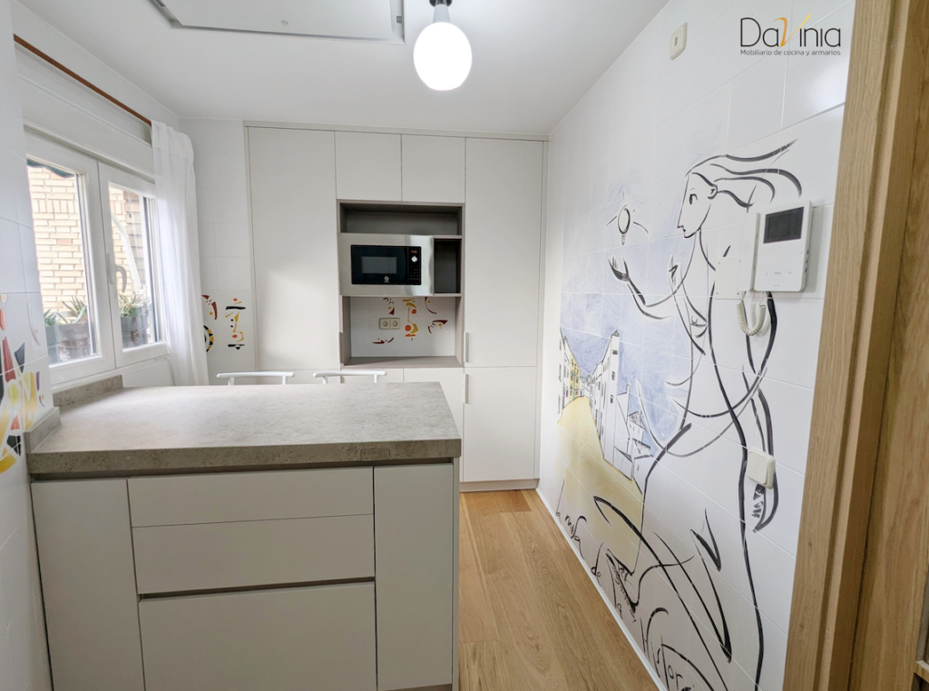 cocinas blancas contemporáneas 3