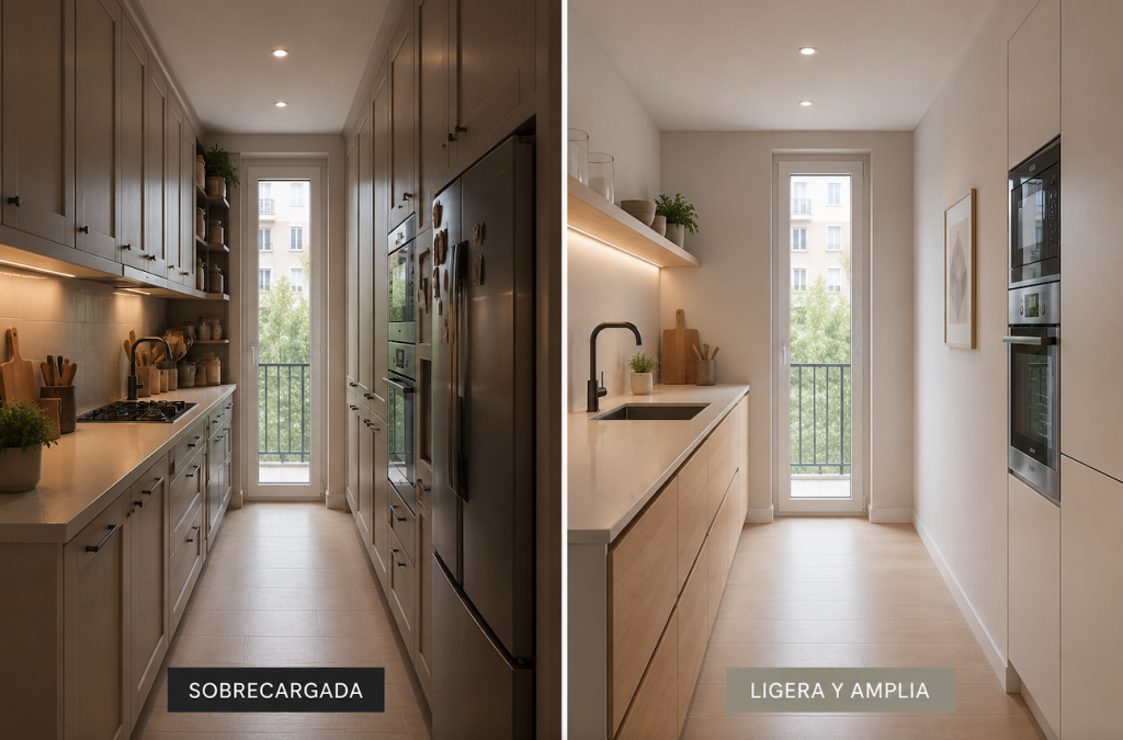 errores en cocinas pequeñas