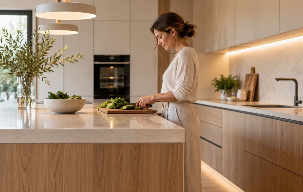 altura encimera de cocina